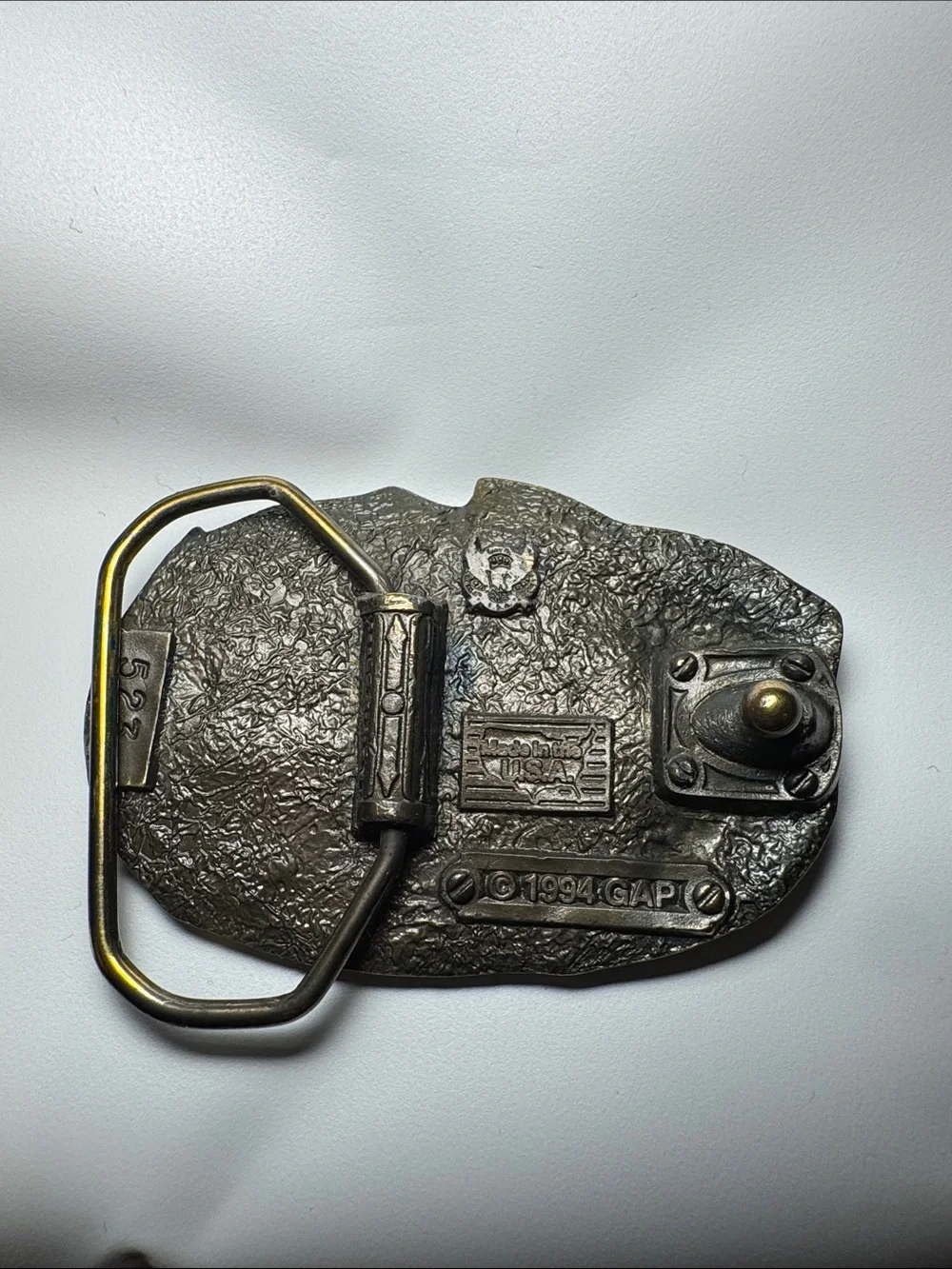 1994 Gap pewter belt buckle - 